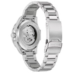 Bulova Marine Star 98B466 analog herrklocka med blå urtavla och armband i rostfritt stål