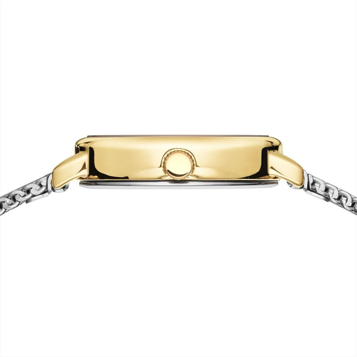 Bering Classic 11020-010 analog damklocka med vit urtavla och armband i rostfritt stål