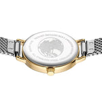 Bering Classic 11020-010 analog damklocka med vit urtavla och armband i rostfritt stål