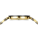 Bering Ceramic 11429-732 analog damklocka med svart urtavla och armband i rostfritt stål