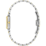 Bulova Sutton 98L330 analog damklocka med silver urtavla och armband i rostfritt stål