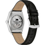 Bulova Frank Sinatra 96B483 analog herrklocka med beige urtavla och armband i läder