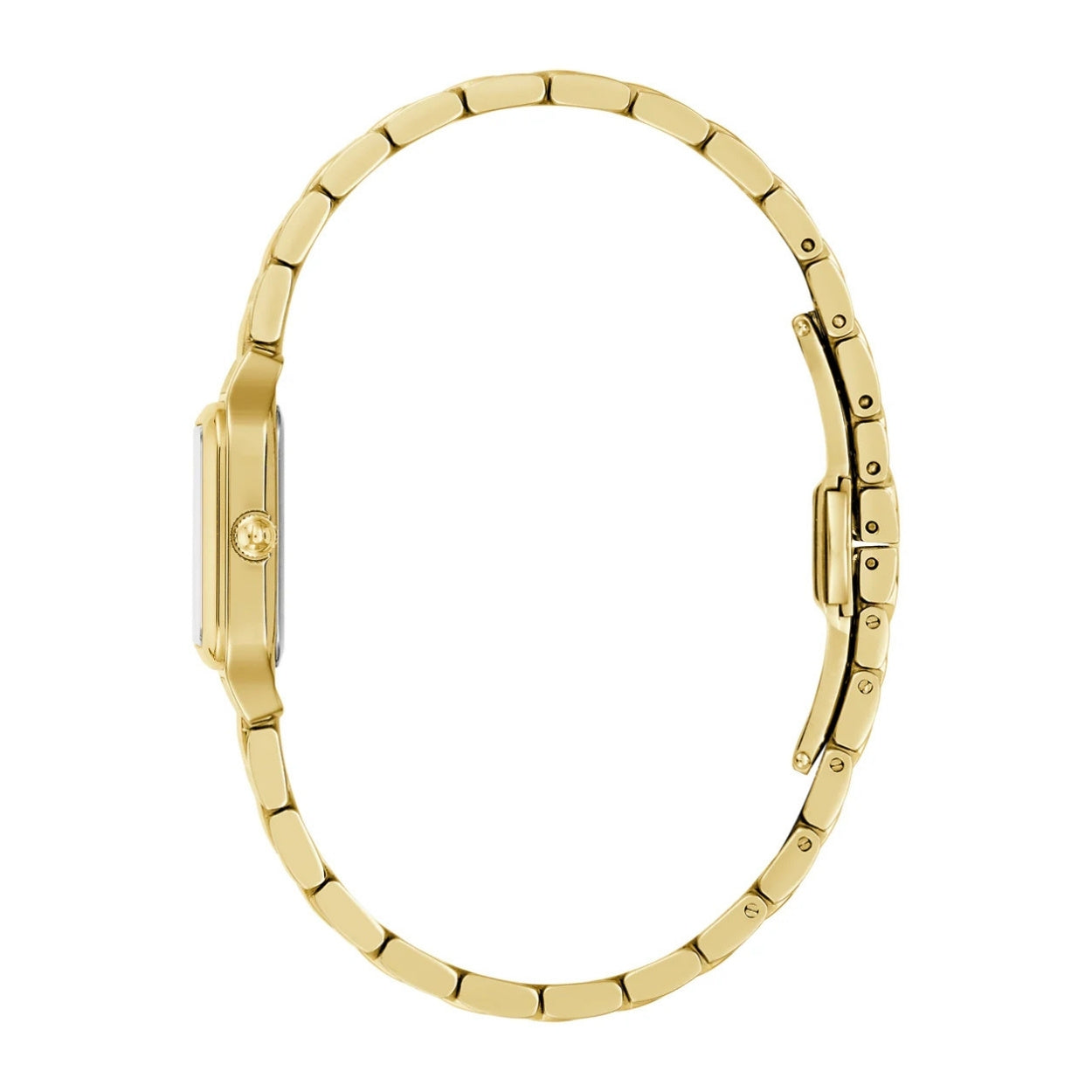 Bulova Sutton 97L191 analog damklocka med guld urtavla och armband i rostfritt stål