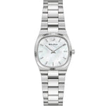 Bulova Super Seville 96L353 analog damklocka med pärlemor urtavla och armband i rostfritt stål