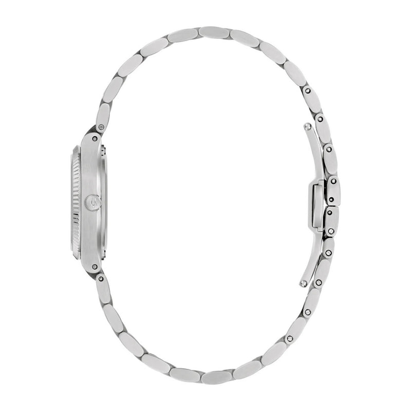 Bulova Super Seville 96L353 analog damklocka med pärlemor urtavla och armband i rostfritt stål