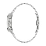 Bulova Curv 96A338 analog herrklocka med grön urtavla och armband i rostfritt stål