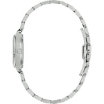 Bulova Super Seville 96L354 analog damklocka med rött urtavla och armband i rostfritt stål