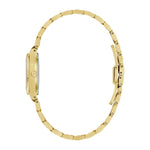Bulova Super Seville 97L189 analog damklocka med vit urtavla och armband i rostfritt stål