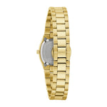 Bulova Super Seville 97L189 analog damklocka med vit urtavla och armband i rostfritt stål
