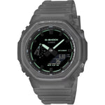 Casio G-Shock GA-2100K-1AER analog unisexklocka med svart urtavla och armband i resin