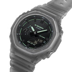 Casio G-Shock GA-2100K-1AER analog unisexklocka med svart urtavla och armband i resin