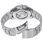 Orient Contemporary RA-AR0009L30B analog herrklocka med blå urtavla och armband i rostfritt stål