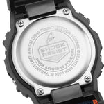 Casio G-Shock DW-5600MNC-8A2ER digital unisexklocka med svart urtavla och armband i textil
