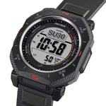 Casio Pro Trek PRG-69-1ER digital unisexklocka med svart urtavla och armband i resin
