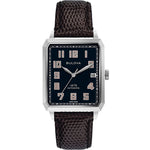 Bulova Classic 96B332 analog herrklocka med svart urtavla och armband i läder
