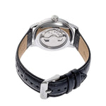 Orient Bambino RA-AP0104S30B analog herrklocka med silver urtavla och armband i läder