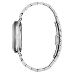 Bulova Commodore 96B326 analog herrklocka med silver urtavla och armband i rostfritt stål