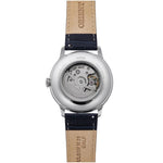 Orient Bambino RA-AK0806L30B analog herrklocka med blå urtavla och armband i läder