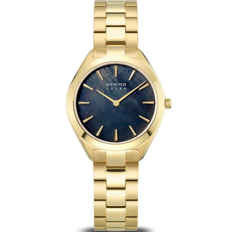 Bering Solar 17331-732 analog damklocka med flerfärgad urtavla och armband i rostfritt stål
