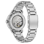 Citizen Automatic NJ0190-51X analog herrklocka med grön urtavla och armband i rostfritt stål