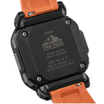Casio Pro Trek PRG-69-4ER digital unisexklocka med orange urtavla och armband i resin
