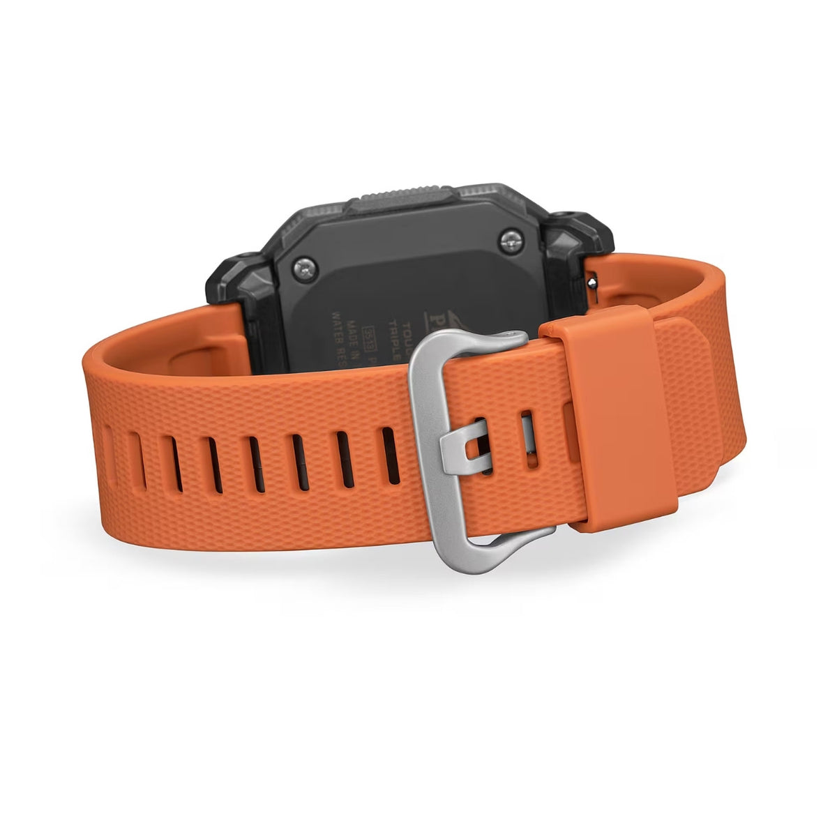 Casio Pro Trek PRG-69-4ER digital unisexklocka med orange urtavla och armband i resin