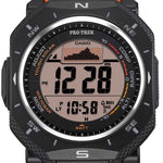 Casio Pro Trek PRG-69-4ER digital unisexklocka med orange urtavla och armband i resin