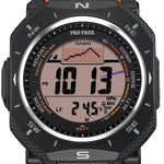 Casio Pro Trek PRG-69-4ER digital unisexklocka med orange urtavla och armband i resin