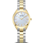 Bering Solar 17331-710 analog damklocka med vit urtavla och armband i rostfritt stål