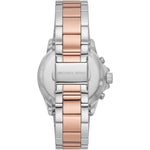Michael Kors Everest MK7214 analog damklocka med vit urtavla och armband i rostfritt stål
