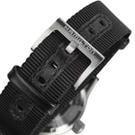 Hamilton Khaki Field Mechanical H69439910 analog herrklocka med vit urtavla och armband i rostfritt stål