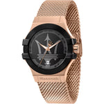 Maserati Potenza R8853108009 analog herrklocka med svart urtavla och armband i rostfritt stål