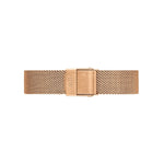 Daniel Wellington Petite Melrose DW00100161 analog damklocka med svart urtavla och armband i rostfritt stål