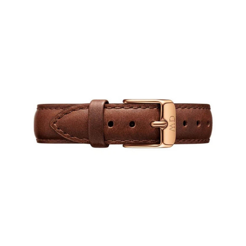 Daniel Wellington Petite St Mawes DW00100175 analog damklocka med vit urtavla och armband i läder