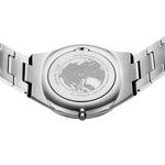 Bering Ultra Slim 17240-707 analog herrklocka med blå urtavla och armband i titan