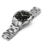 Hamilton Khaki Field Murph H70405130 analog herrklocka med svart urtavla och armband i rostfritt stål