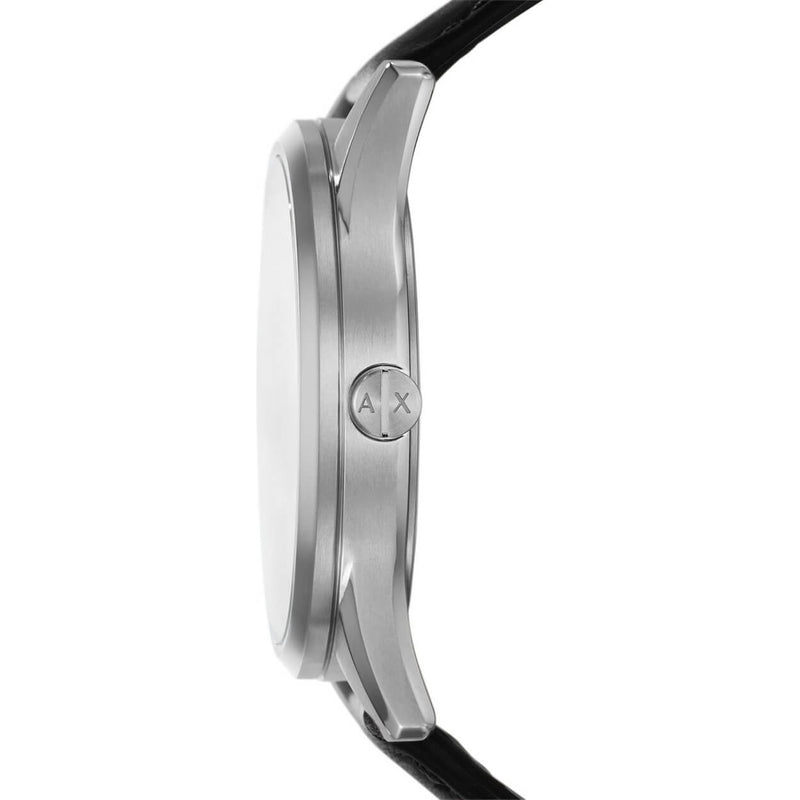 Armani Exchange AX1872 analog herrklocka med svart urtavla och armband i läder