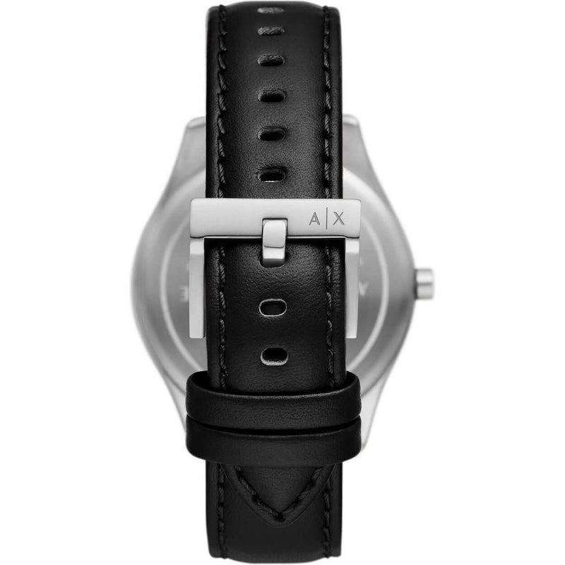 Armani Exchange AX1872 analog herrklocka med svart urtavla och armband i läder
