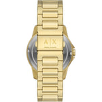 Armani Exchange Banks AX1737 analog herrklocka med grå urtavla och armband i rostfritt stål