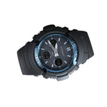 Casio G-Shock AWG-M100A-1AER analog herrklocka med svart urtavla och armband i resin