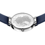 Bering Classic 14531-307 analog damklocka med blå urtavla och armband i mesh