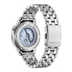 Citizen Classic NH9131-73L analog herrklocka med blå urtavla och armband i rostfritt stål