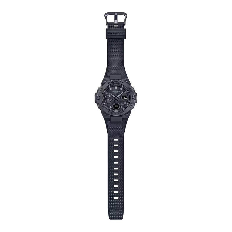 Casio G-Shock GST-B400BB-1AER digital herrklocka med svart urtavla och armband i resin