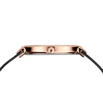 Bering Classic 14539-166 analog herrklocka med svart urtavla och armband i mesh