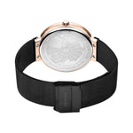 Bering Classic 14539-166 analog herrklocka med svart urtavla och armband i mesh