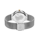 Bering Classic 12934-010 analog damklocka med silver urtavla och armband i mesh