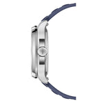 Mido Multifort TV Big Date M049.526.17.041.00 analog herrklocka med blå urtavla och armband i gummi