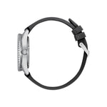 Citizen Promaster Automatic Diver Titanium NB6021-17E analog herrklocka med svart urtavla och armband i silikon