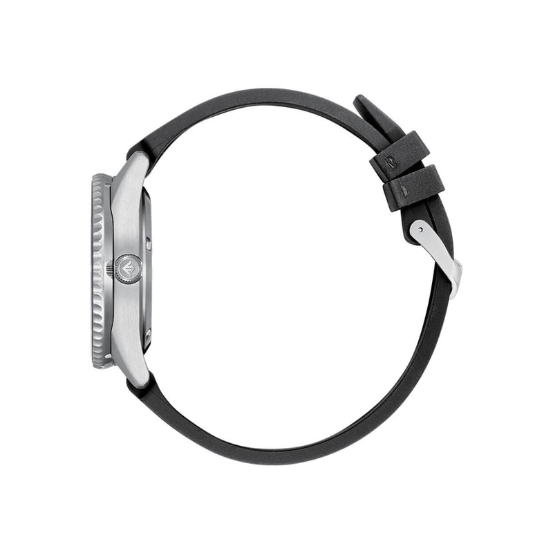 Citizen Promaster Automatic Diver Titanium NB6021-17E analog herrklocka med svart urtavla och armband i silikon