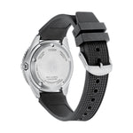 Citizen Promaster Automatic Diver Titanium NB6021-17E analog herrklocka med svart urtavla och armband i silikon